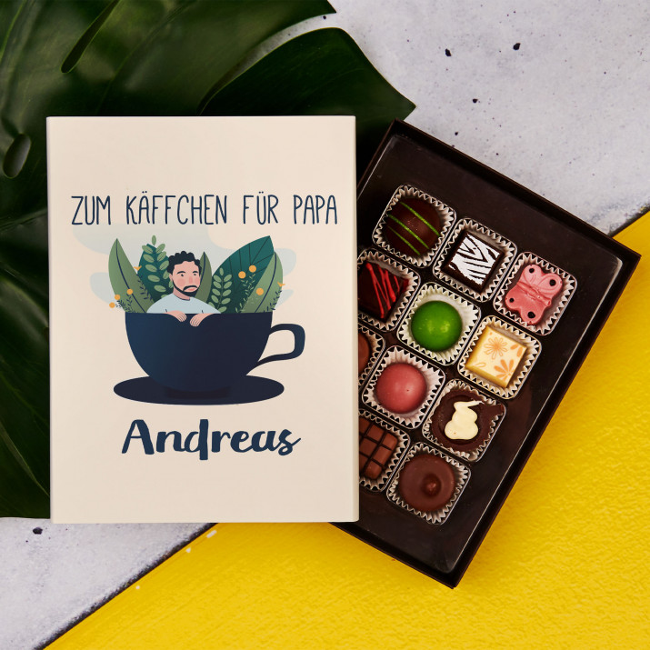Käffchen für Papa - Belgische Pralinen